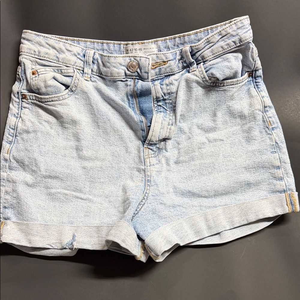 Primark Light Wash Jean Shorts